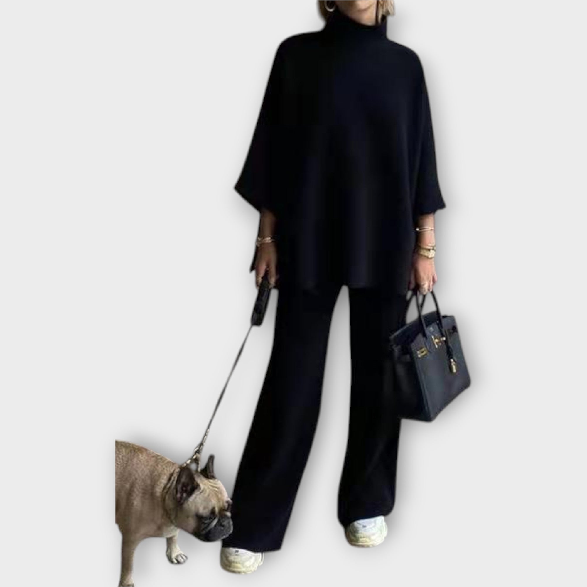 Pletená Mikina S Rolákem Luxusní Pletenina Výjimečný Kousek