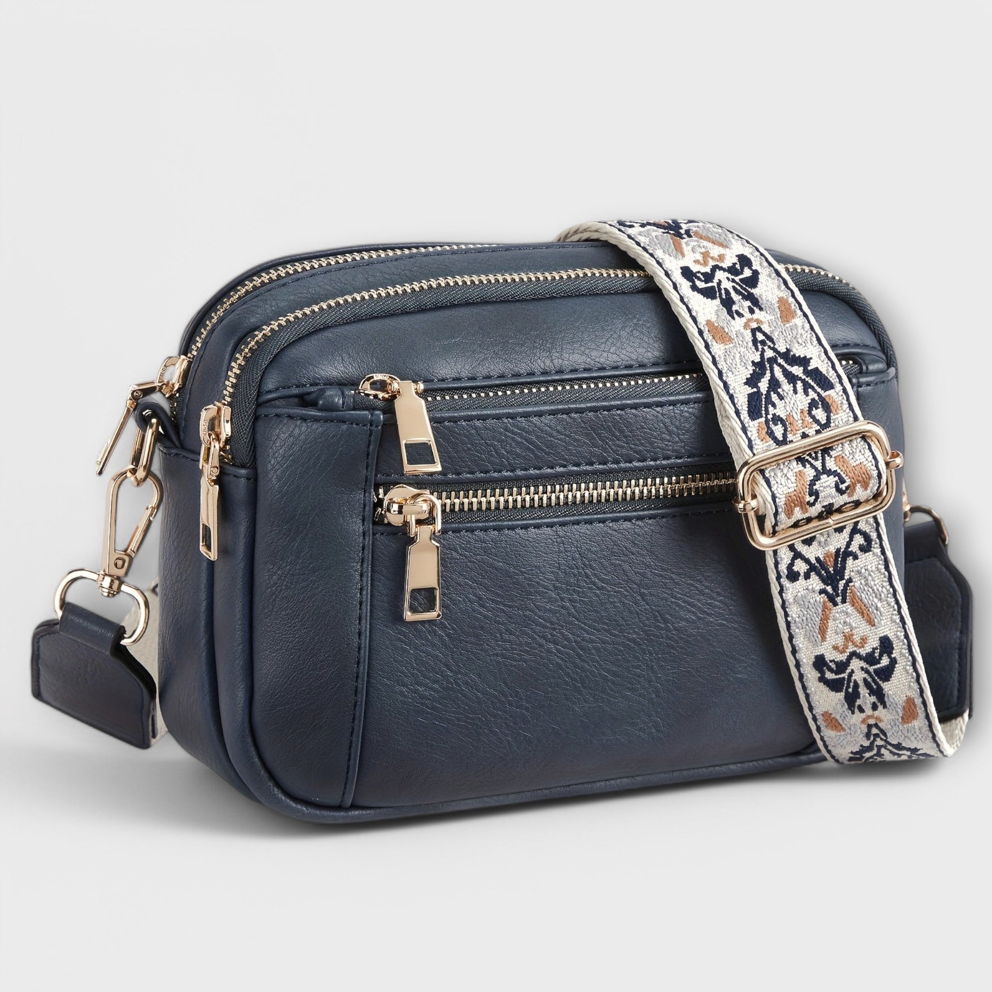 Lora Crossbody Kabelka Veganská Kůže Retro Exkluzivní