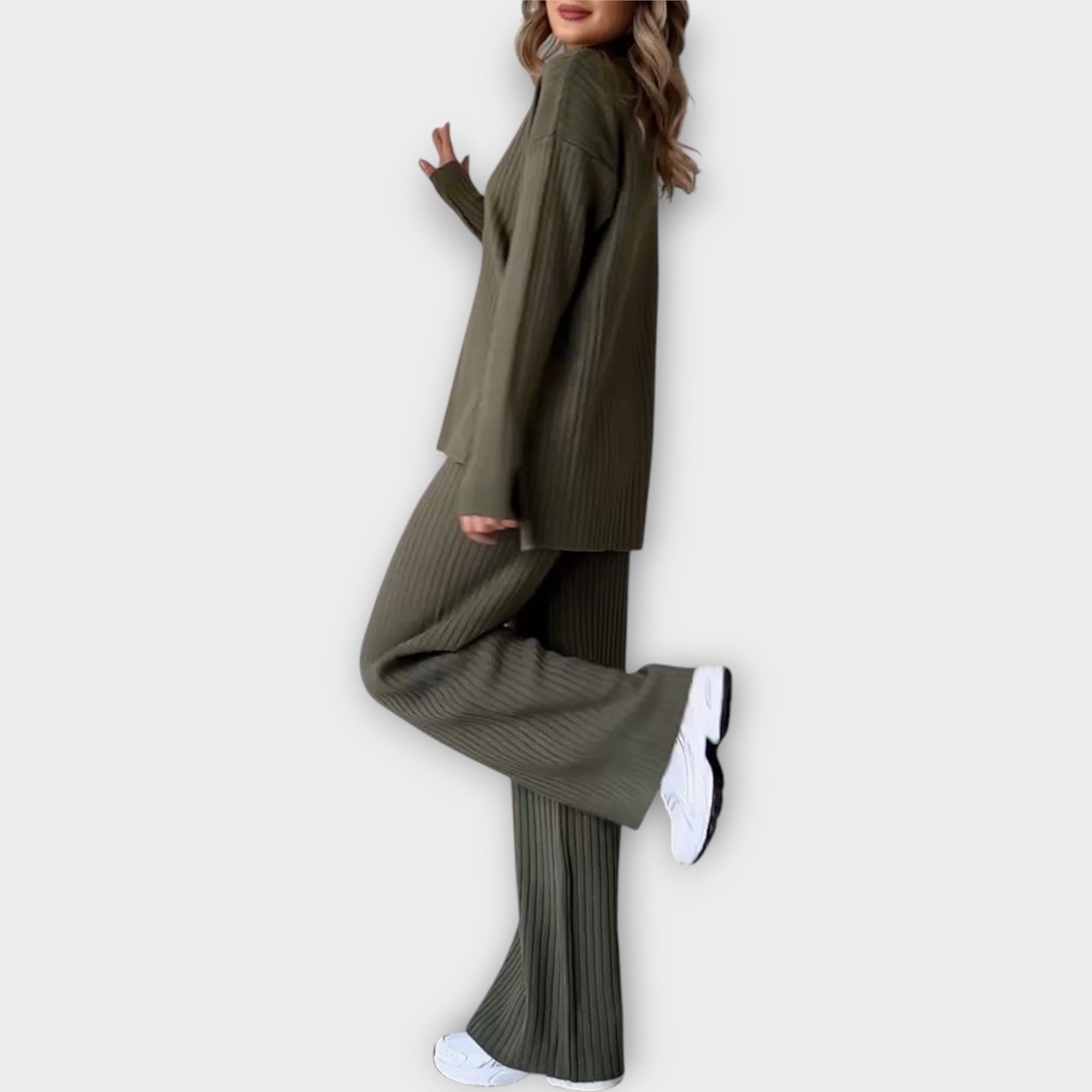 Pletený Set Elegantní Komfortní Luxusní Kolekce Exkluzivní