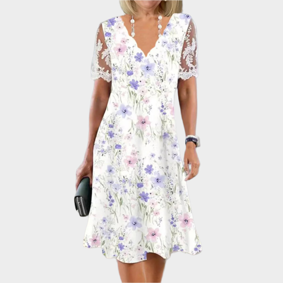 Romantické Midi Šaty S Krajkou Exkluzivní Limitovaný Kousek