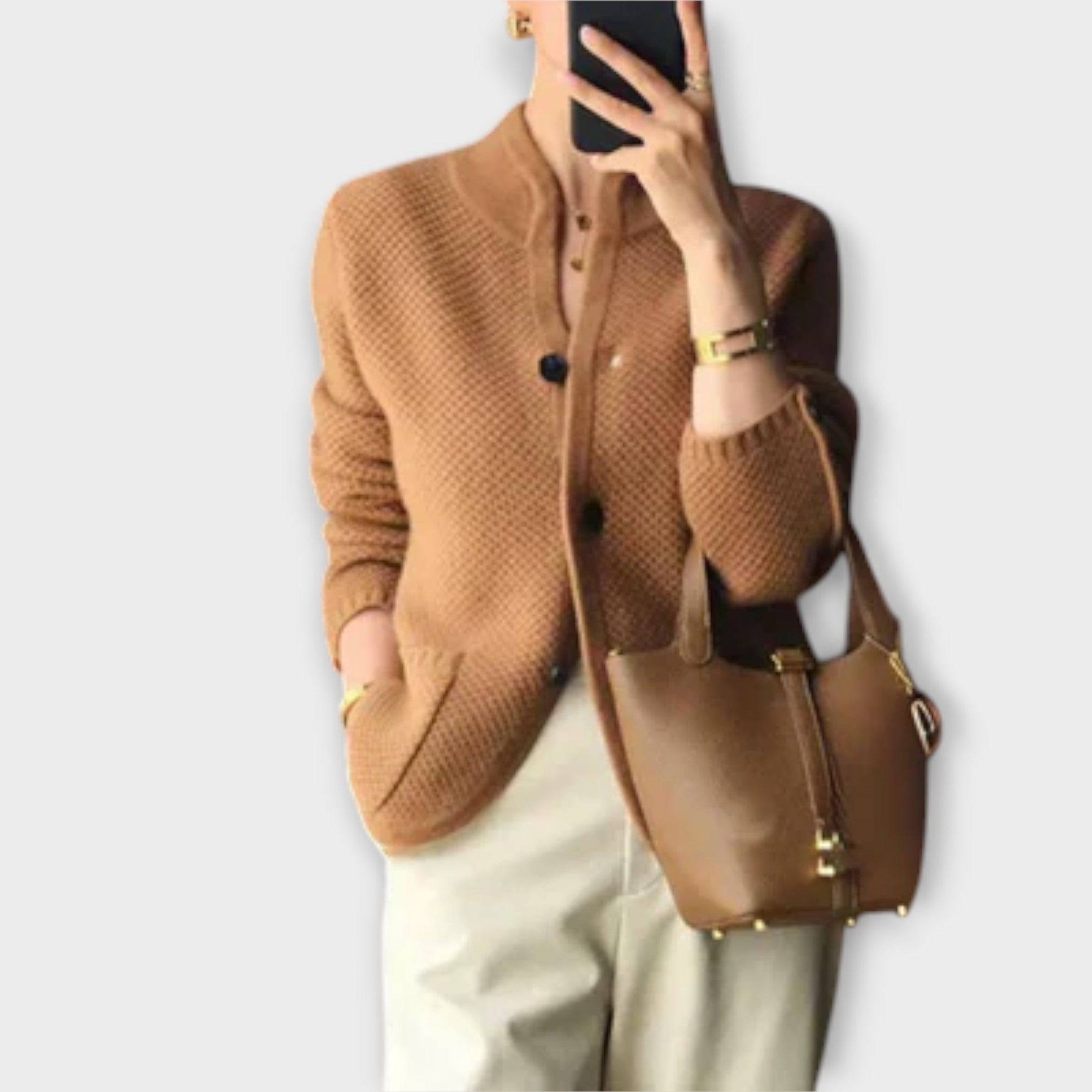 Alissa Cosy Cardigan Kolekce Cosy Luxusní Plyšová Pletenina