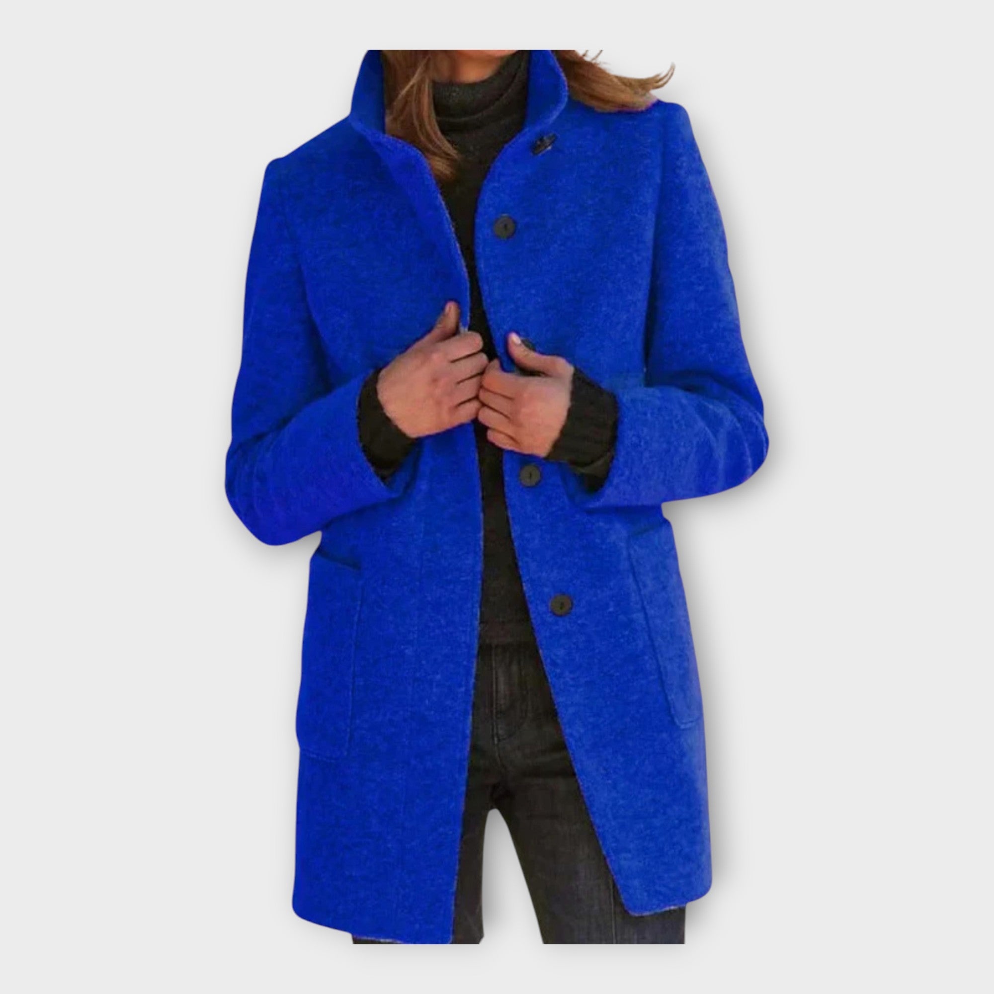 Elegantní Kabát Nadčasový Střih Luxusní Kolekce Exkluzivní