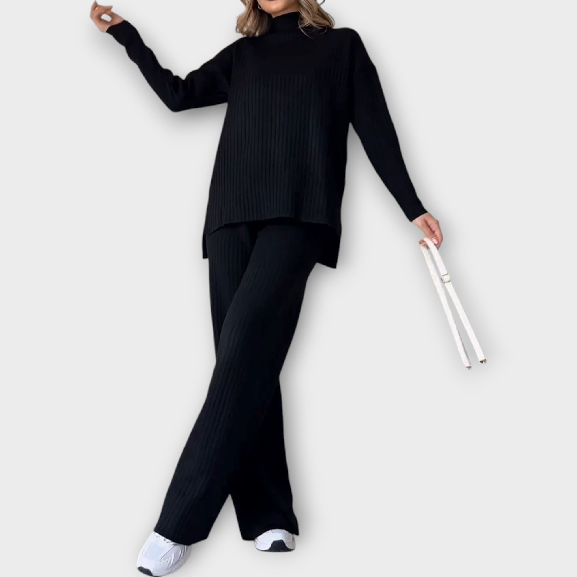 Pletený Set Elegantní Komfortní Luxusní Kolekce Exkluzivní