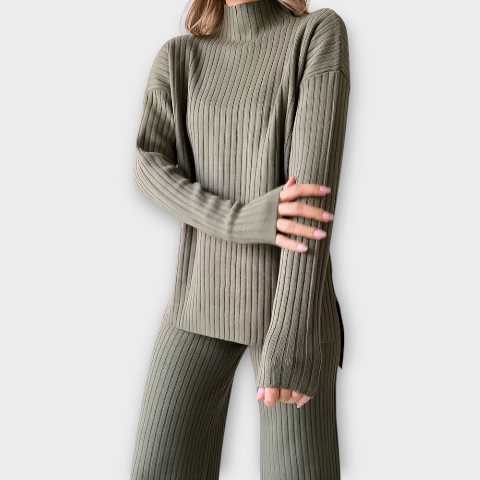 Pletený Set Elegantní Komfortní Luxusní Kolekce Exkluzivní