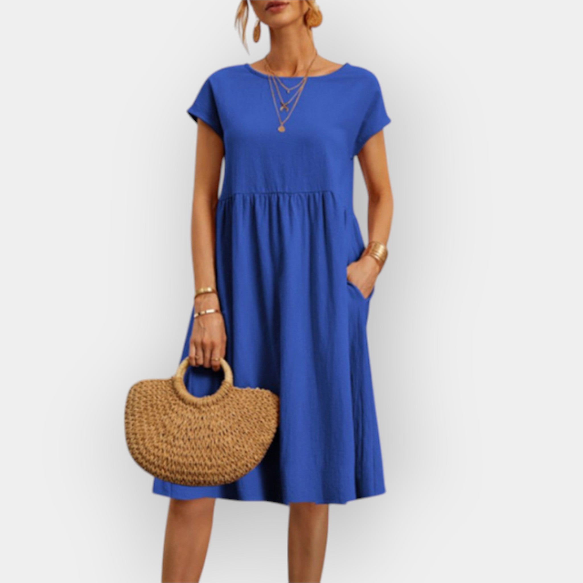 Midi Šaty Elegantní Linie Limitovaná Edice Kolekce