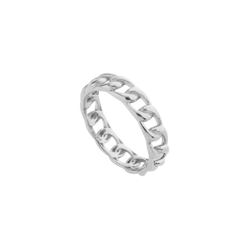 Prsten S Řetízkem Z Luxusní Kolekce Chain Elegantní