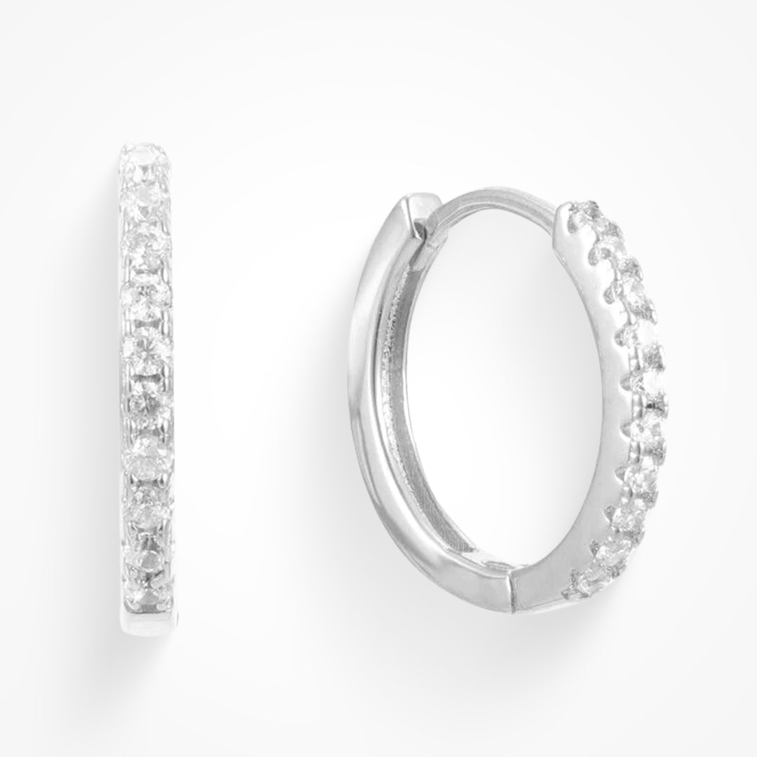 Věčné Náušnice Elegantní Design Jemný Lesk Omezená Kolekce