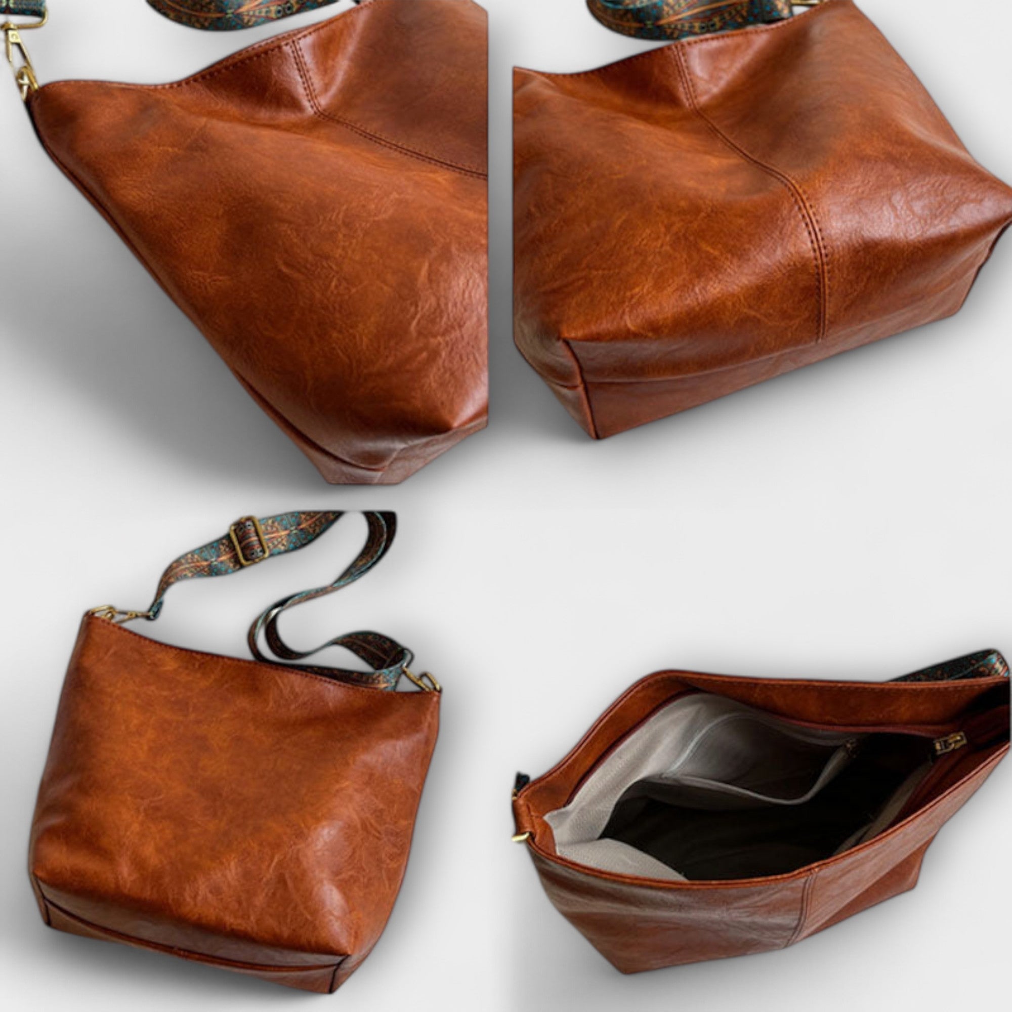 Lora Kabelka Vintage Kožená Elegantní Exkluzivní Dámská
