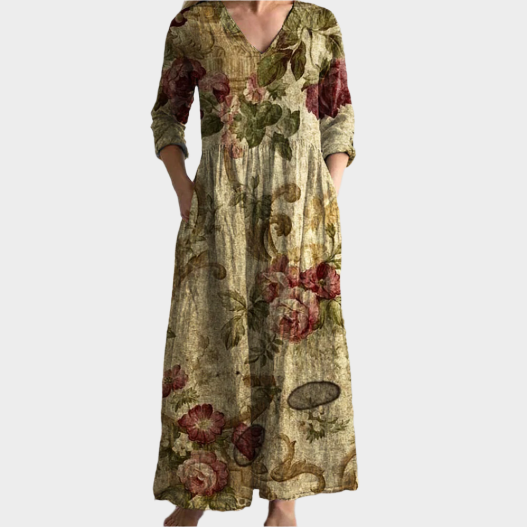 Boho Šaty Elegantní Línie Letní Kolekce Exkluzivní Kousek