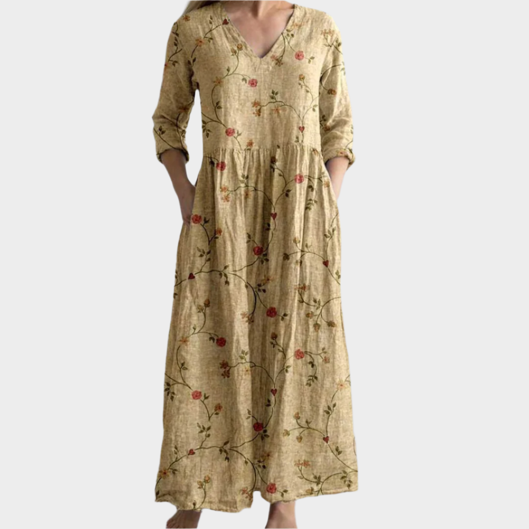 Boho Šaty Elegantní Línie Letní Kolekce Exkluzivní Kousek