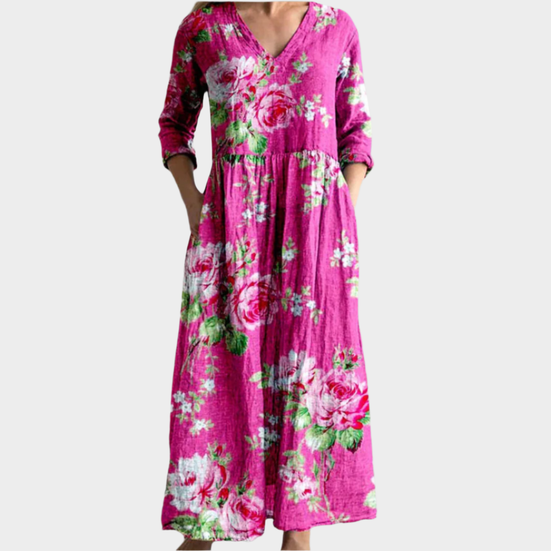 Boho Šaty Elegantní Línie Letní Kolekce Exkluzivní Kousek
