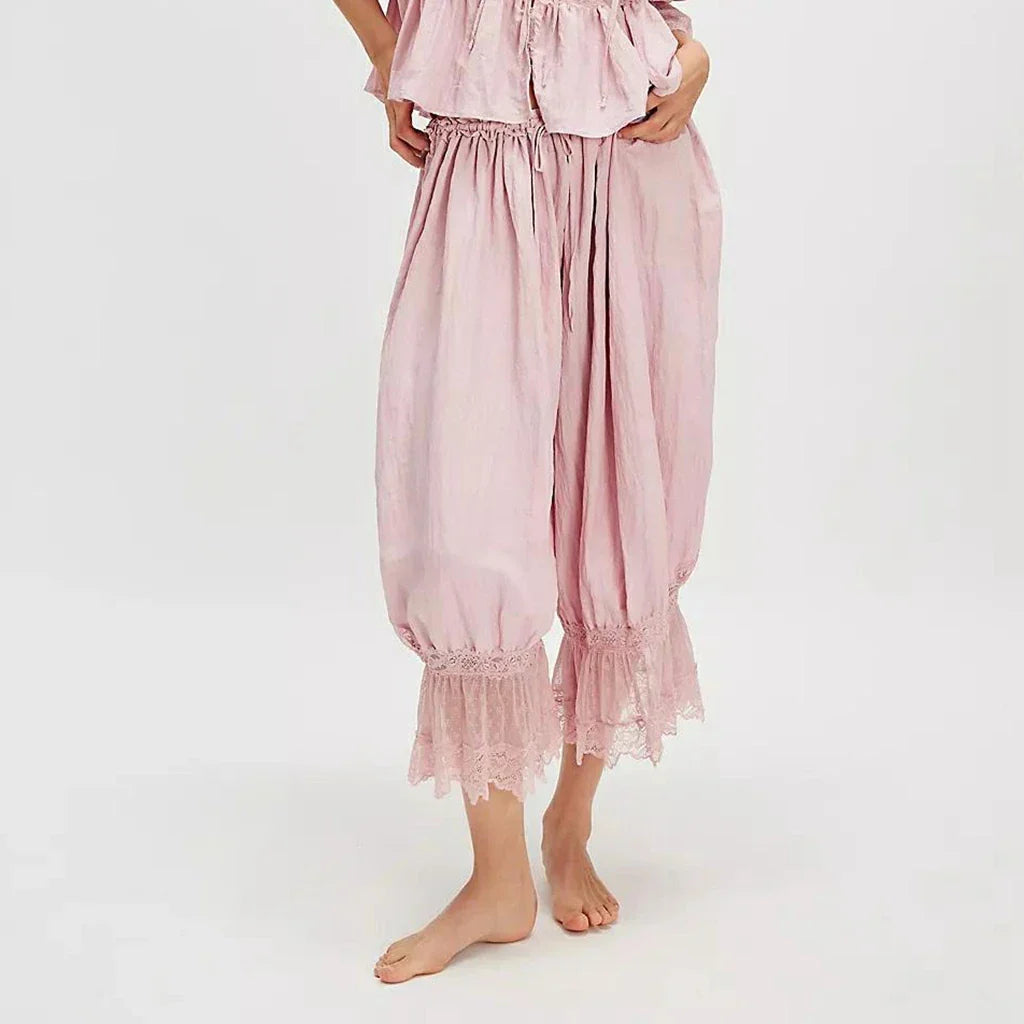 Boho Krajkové Kalhoty Viktoriánský Styl Exkluzivní