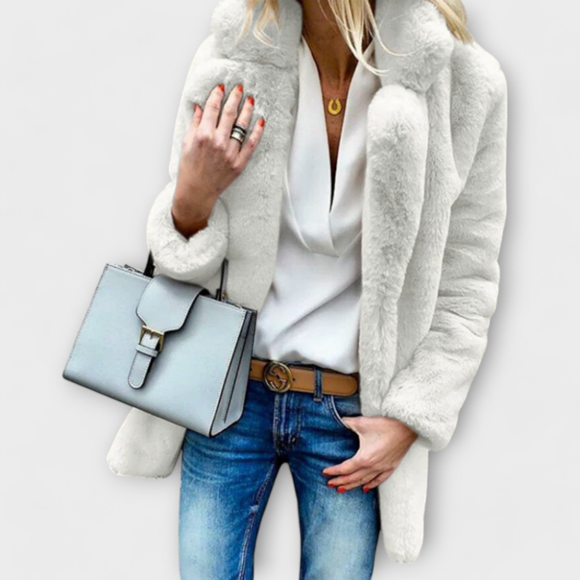 Luna Zimní Puffer Bunda Lux Kolekce Exkluzivní Styl