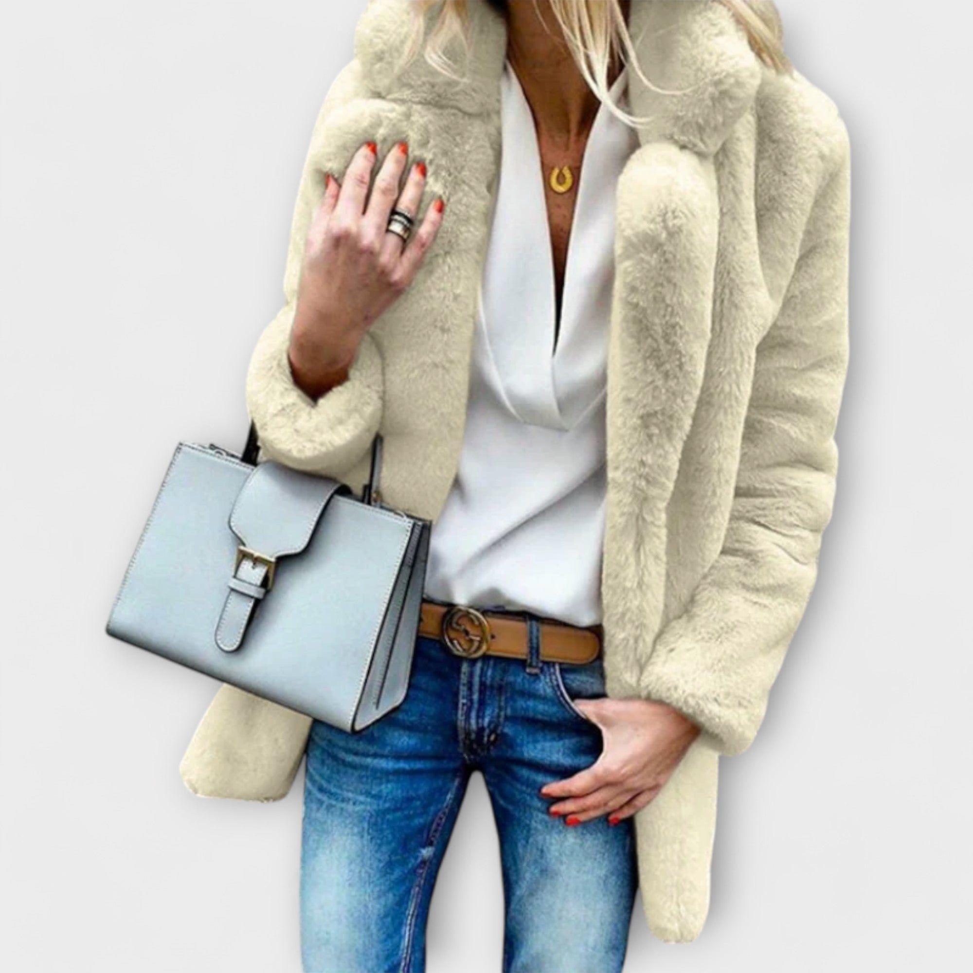 Luna Zimní Puffer Bunda Lux Kolekce Exkluzivní Styl