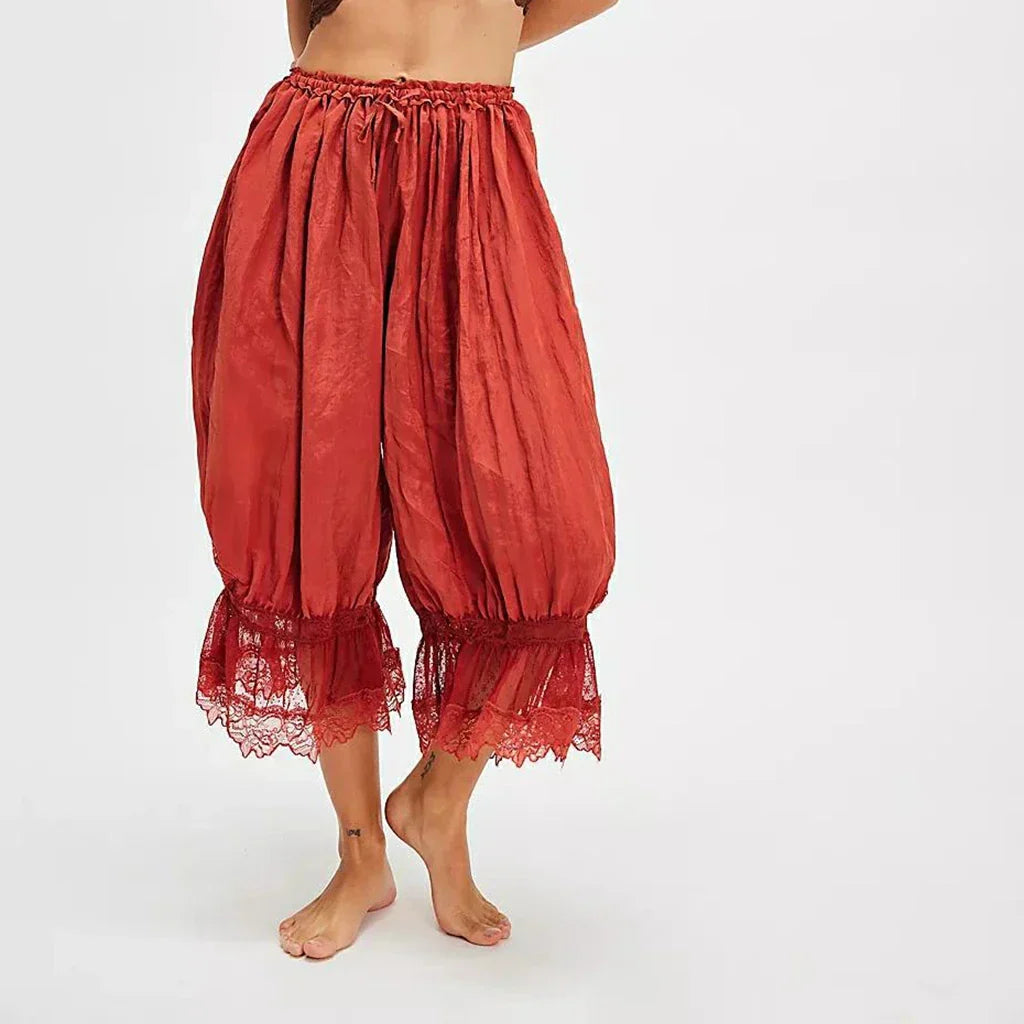 Boho Krajkové Kalhoty Viktoriánský Styl Exkluzivní