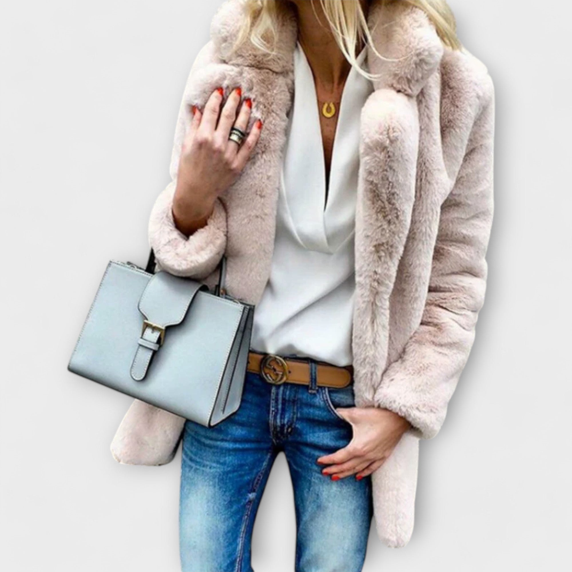 Luna Zimní Puffer Bunda Lux Kolekce Exkluzivní Styl