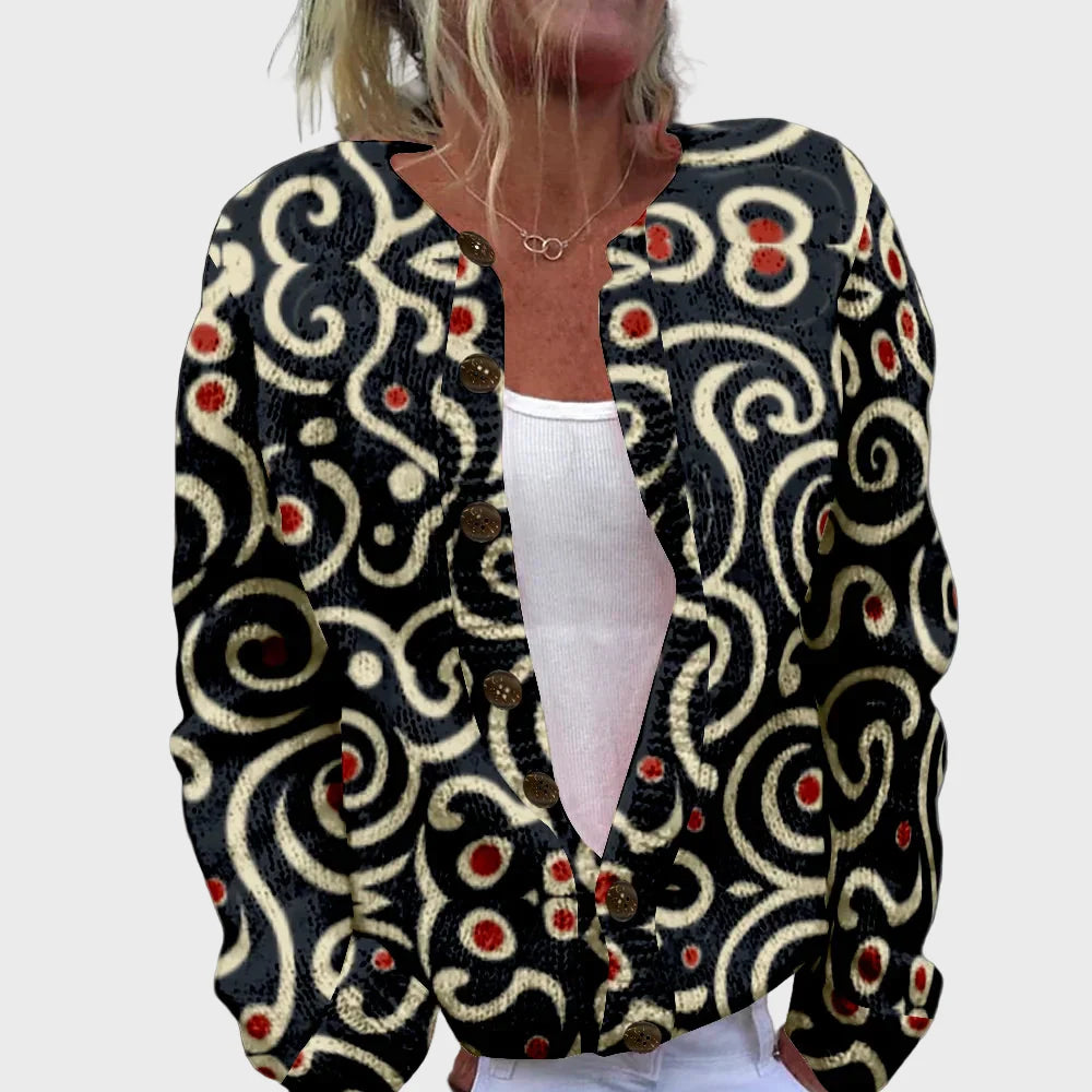 Elegantní Pletená Vesta S Vzorem Exkluzivní Kolekce