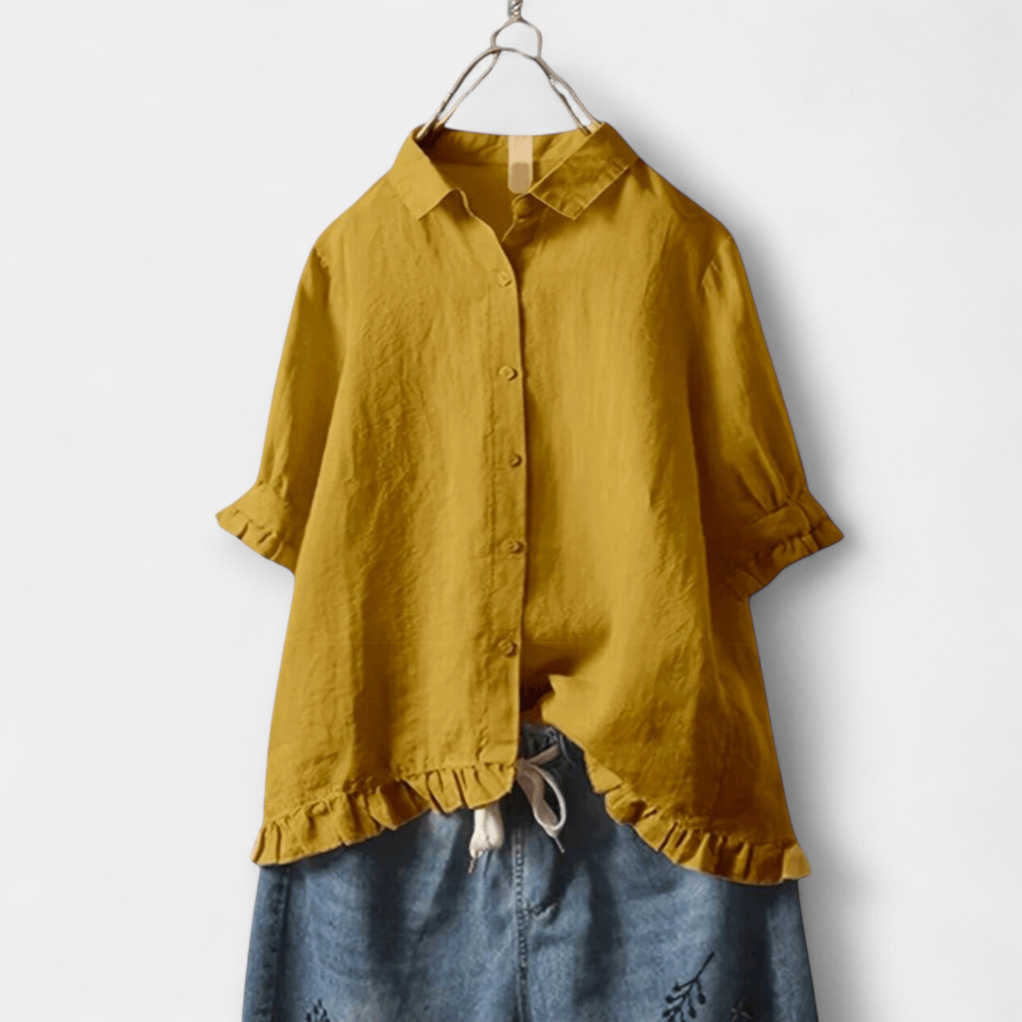 Letní Košile Z Bavlny A Lnu Exkluzivní Design Kolekce