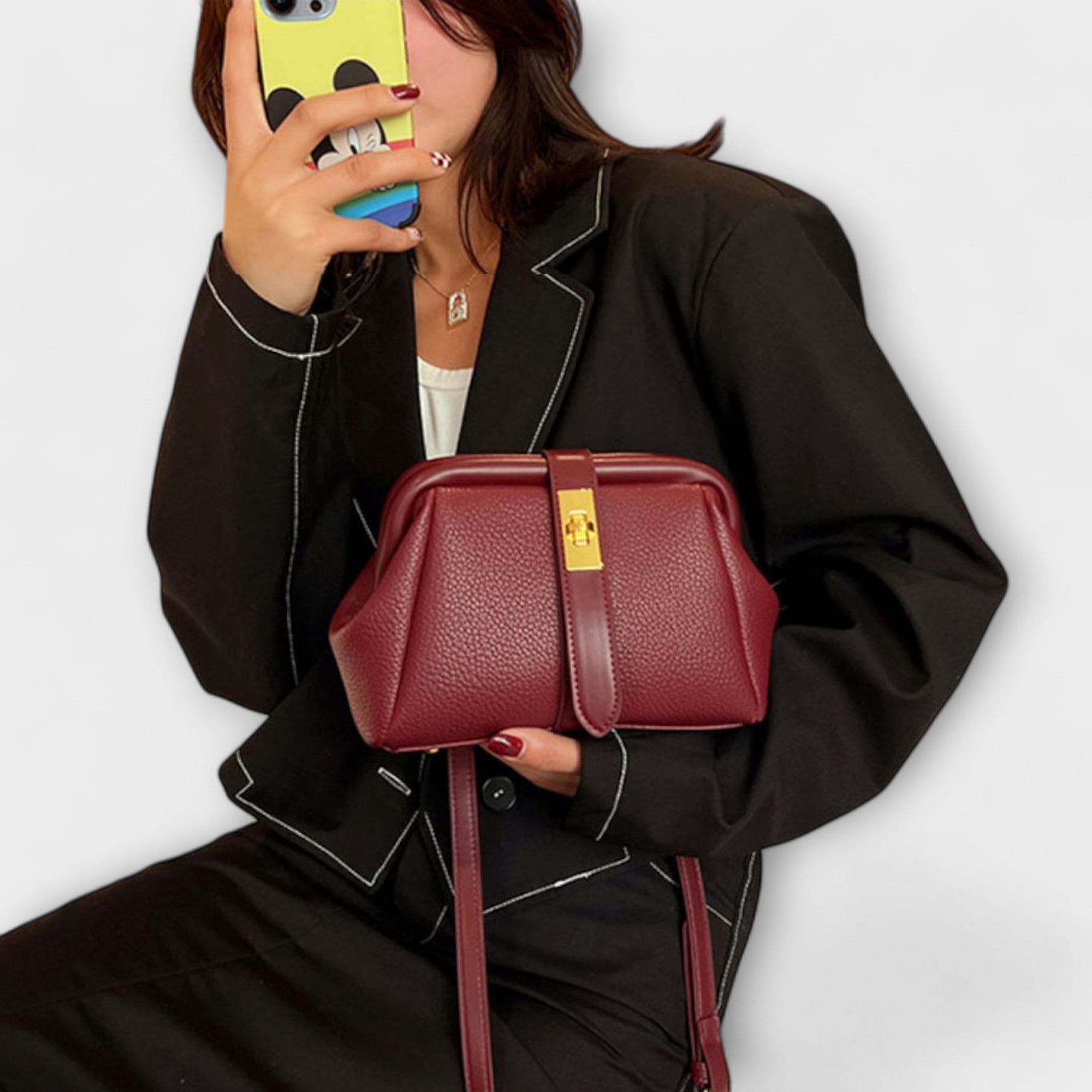 Lora Kožená Retro Taška Exkluzivní Limitovaná Edice Luxus