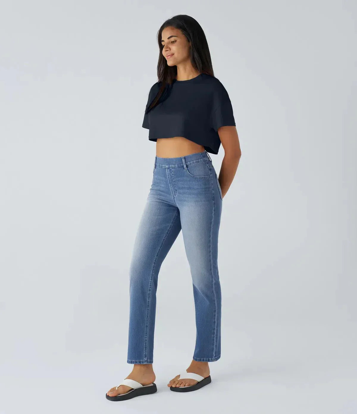 Premium Denim Džíny S Vysokým Pasem Limitovaná Edice