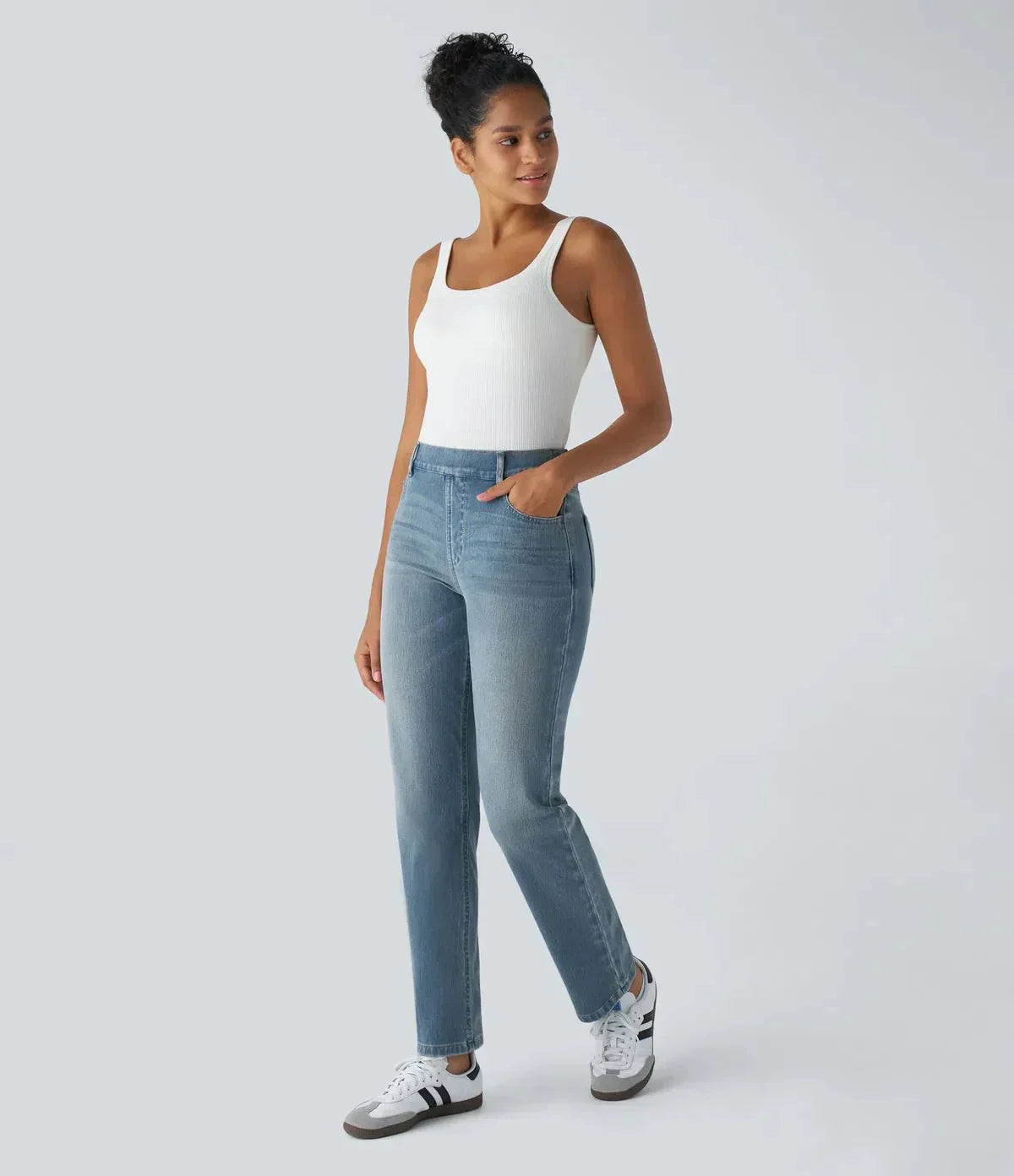 Premium Denim Džíny S Vysokým Pasem Limitovaná Edice
