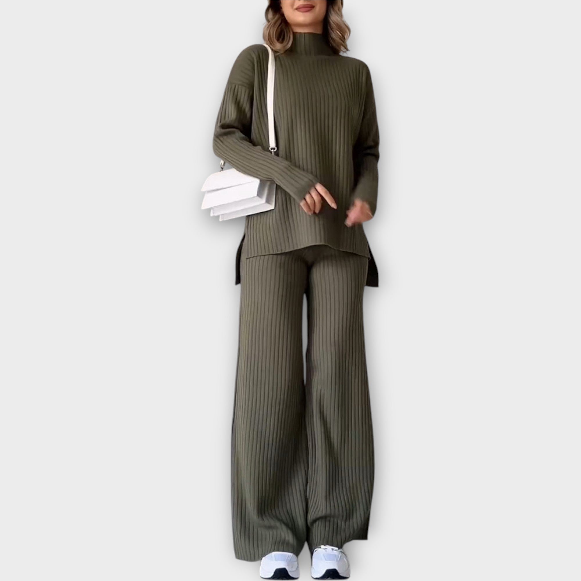 Pletený Set Elegantní Komfortní Luxusní Kolekce Exkluzivní