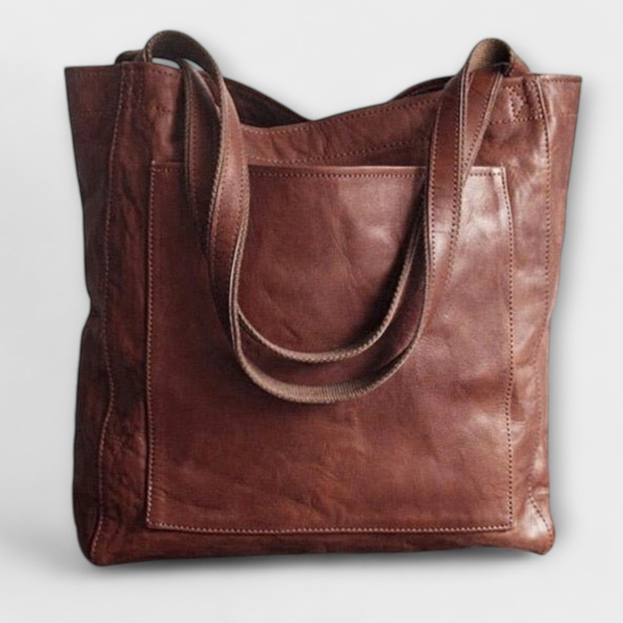 Lora Kožená Ramenní Taška Elegantní Kolekce Exkluzivní