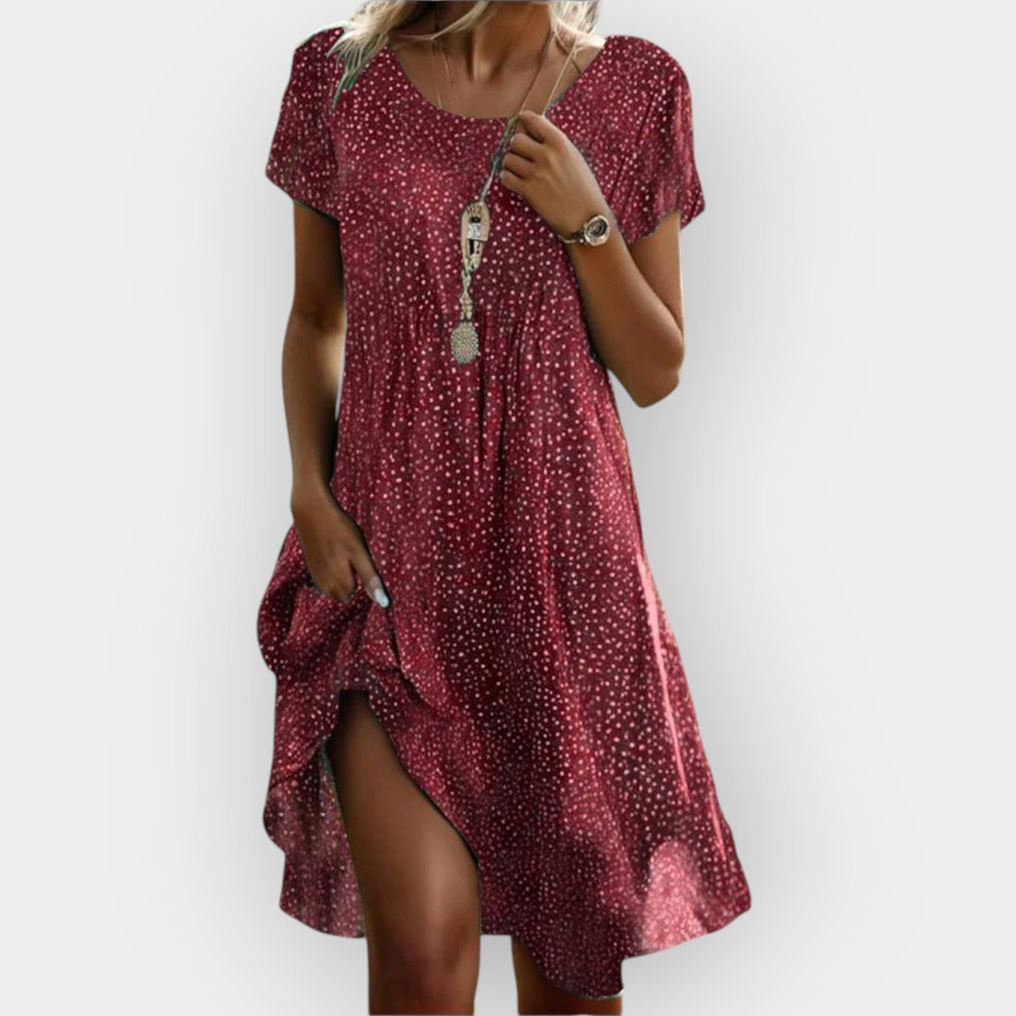 Boho Letní Šaty z Kolekce Luxusního Prodyšného Materiálu