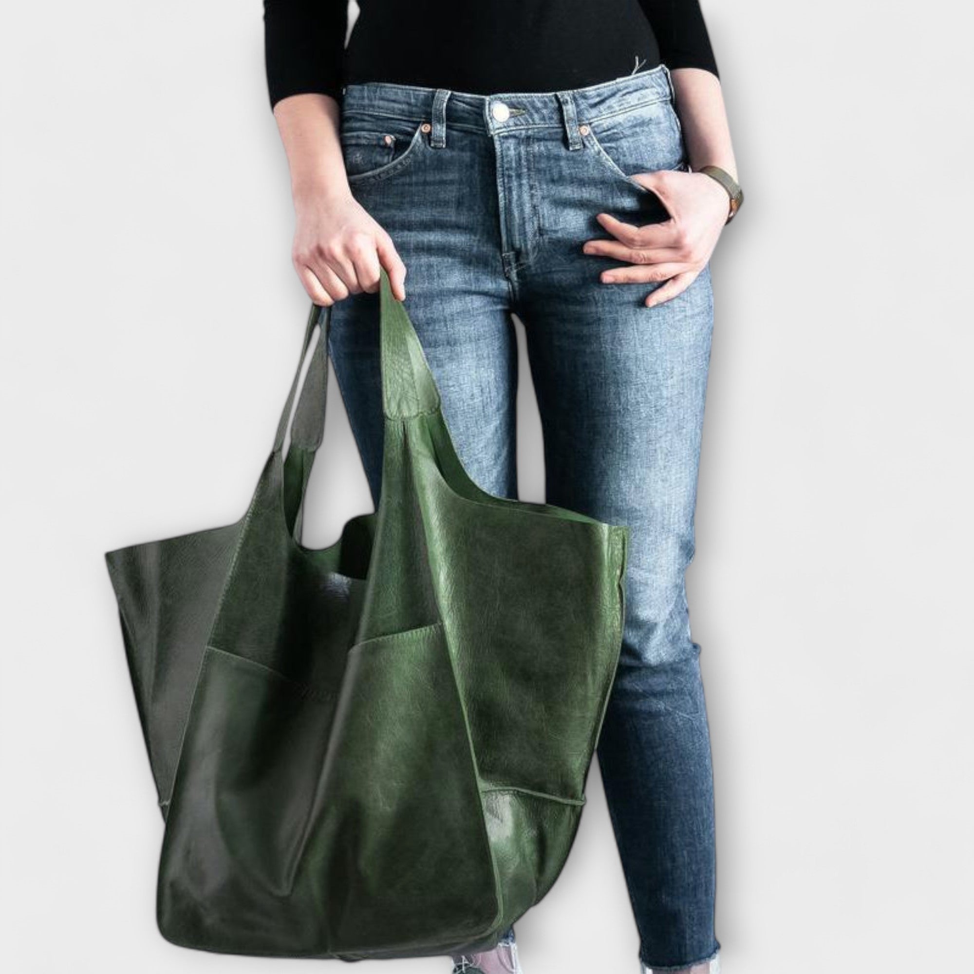 Lora Víkendová Taška Oversize PU Kůže Exkluzivní Kousek