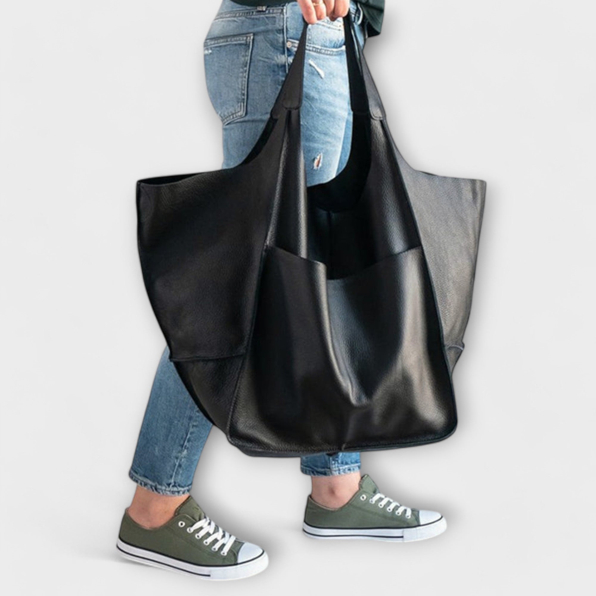 Lora Víkendová Taška Oversize PU Kůže Exkluzivní Kousek