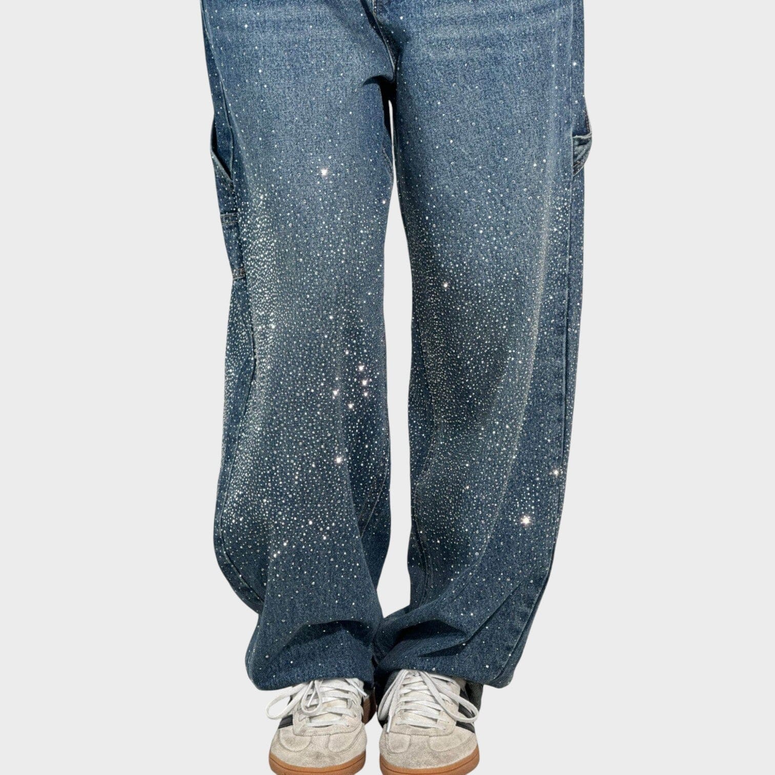 Valerie Balloon Jeans S Lehkým Leskem Exkluzivní Kolekce