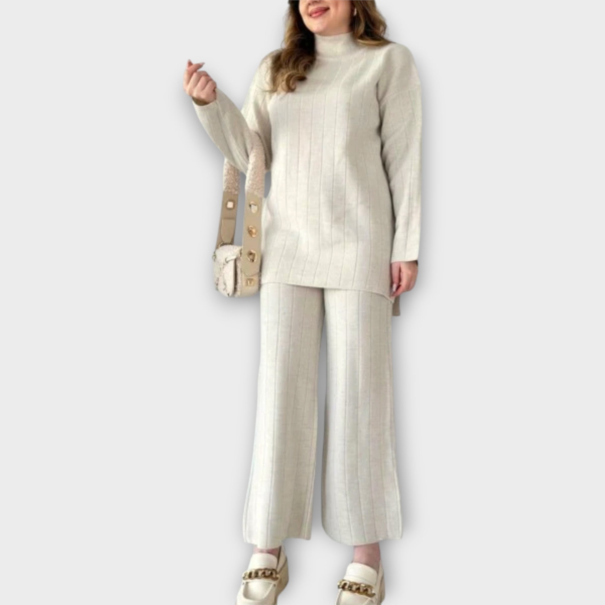 Pletený Set Exkluzivní Luxusní Kolekce Pro Elegantní Vzhled