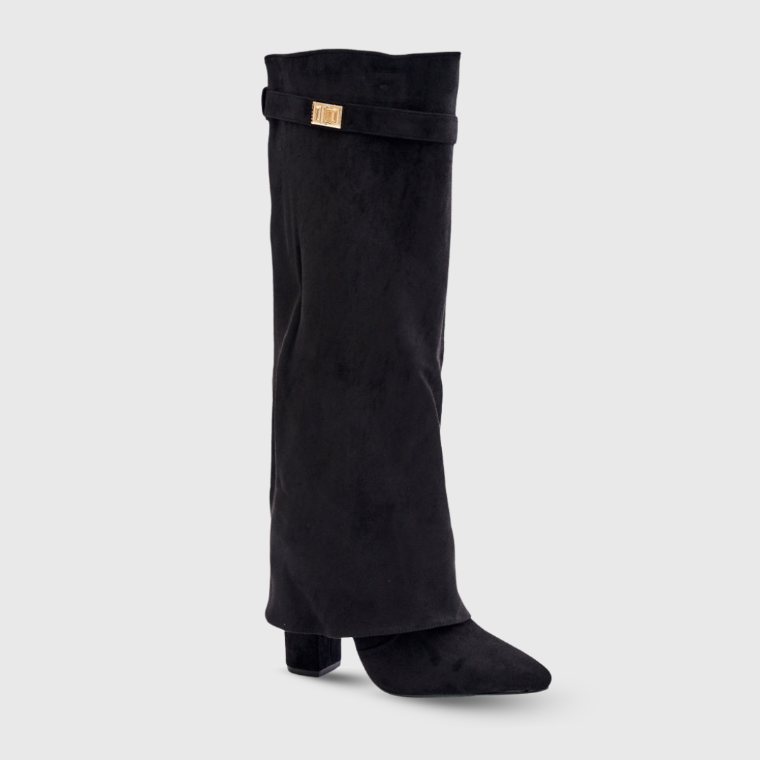 Vysoké Kožené Boty Elegantní Design Exkluzivní Kolekce