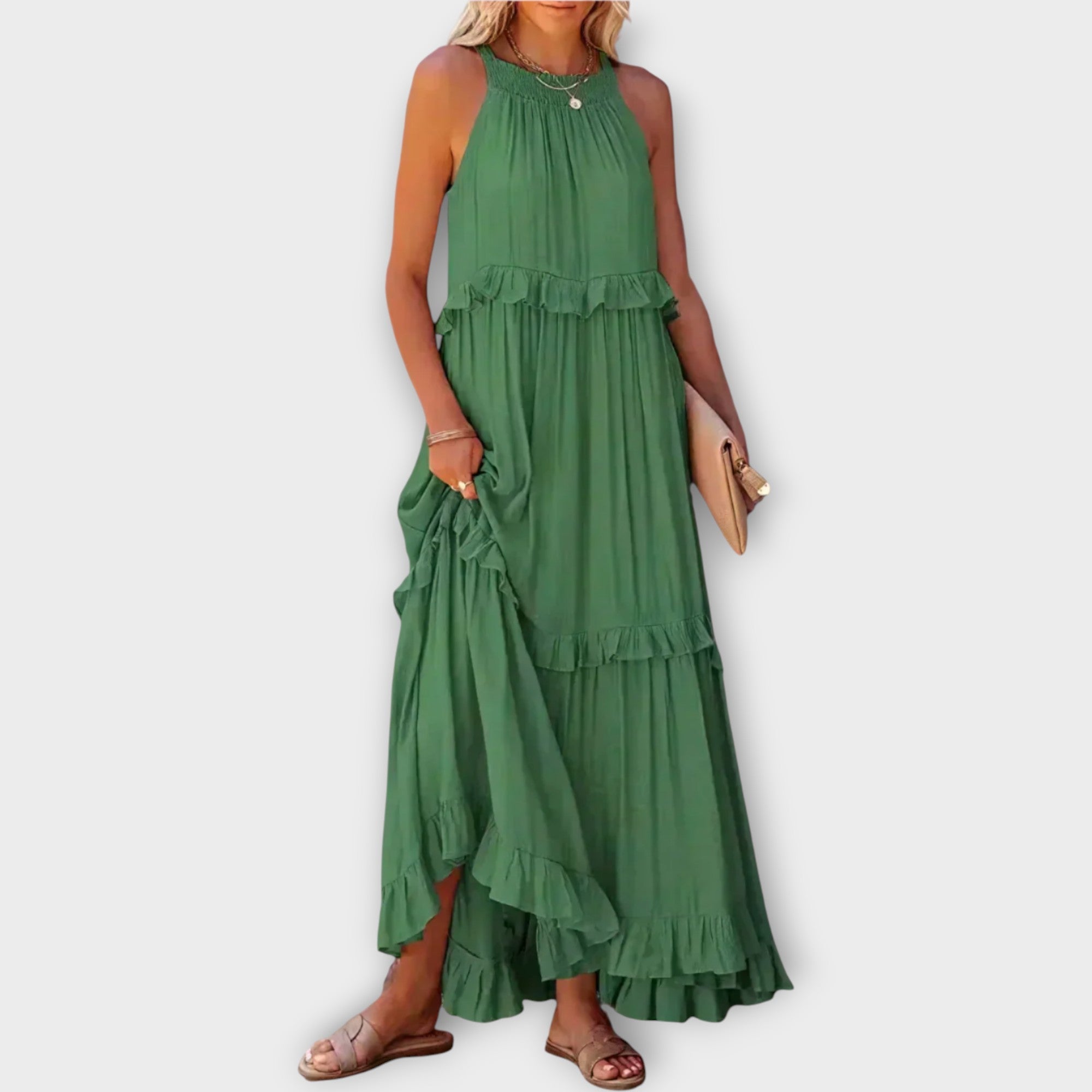 Exkluzivní Letní Šaty Tenkými Ramínky Z Boho Kolekce