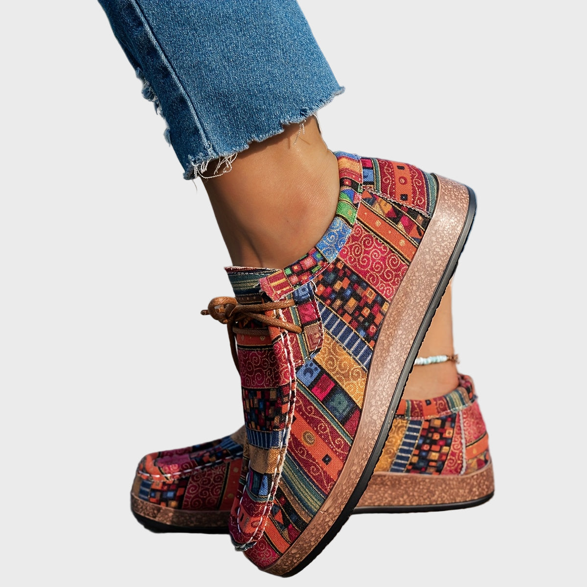 Boho Patchwork Boty Vícebarevné Z Kolekce Exkluzivní Edice