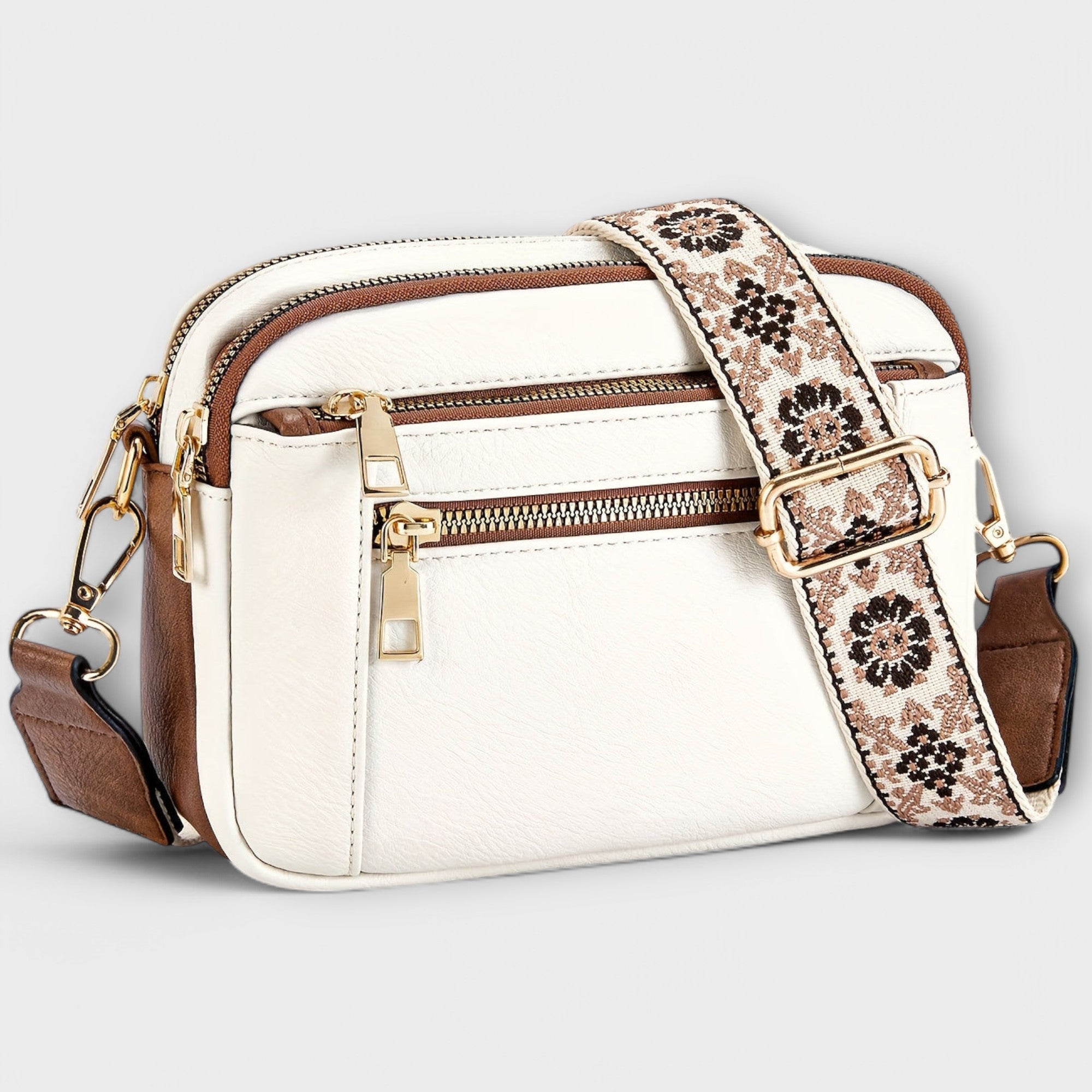 Lora Crossbody Kabelka Veganská Kůže Retro Exkluzivní