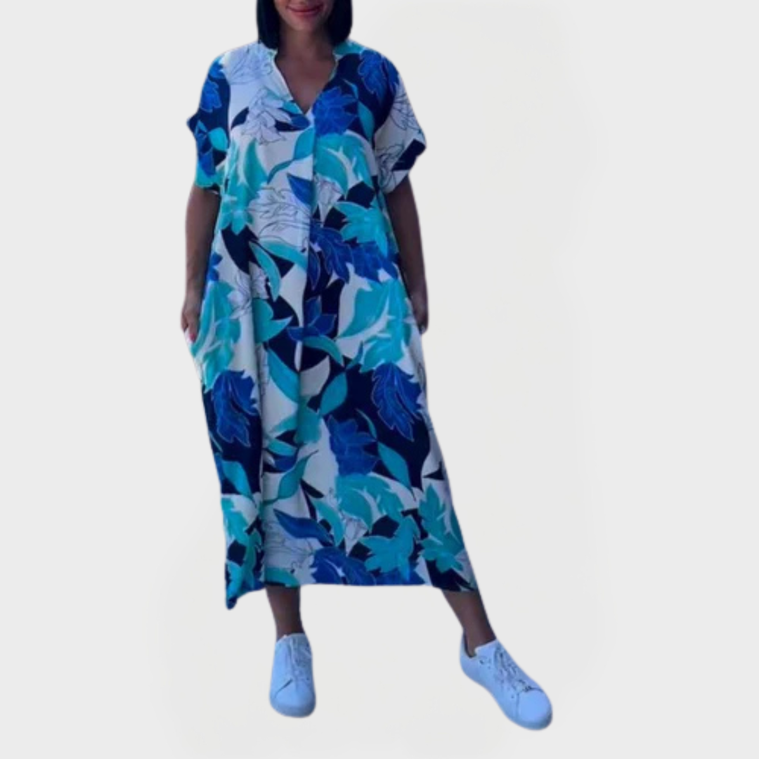 Elegantní Kaftan Z Kolekce Tribal Potiskem Exkluzivní