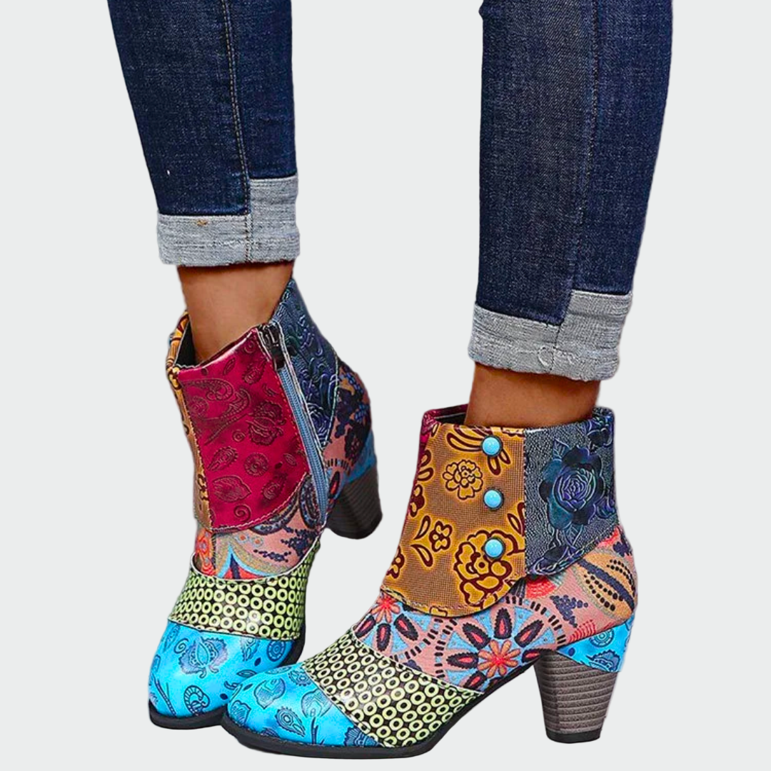 Ortopedické Voděodolné Kozačky Boho Chic Perličky Exkluzivní