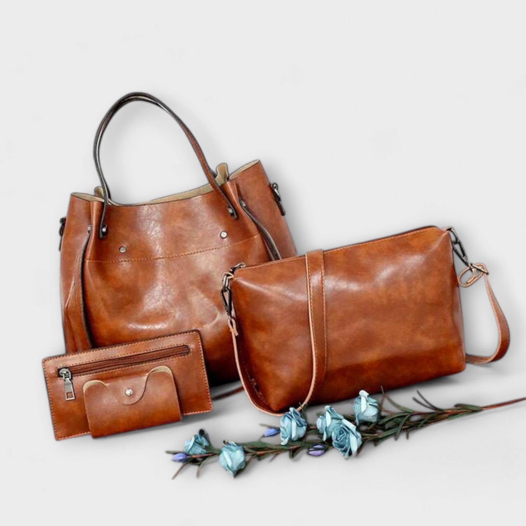 Lora Čtyřdílná Vintage Sada Tašek Elegantní Exkluzivní