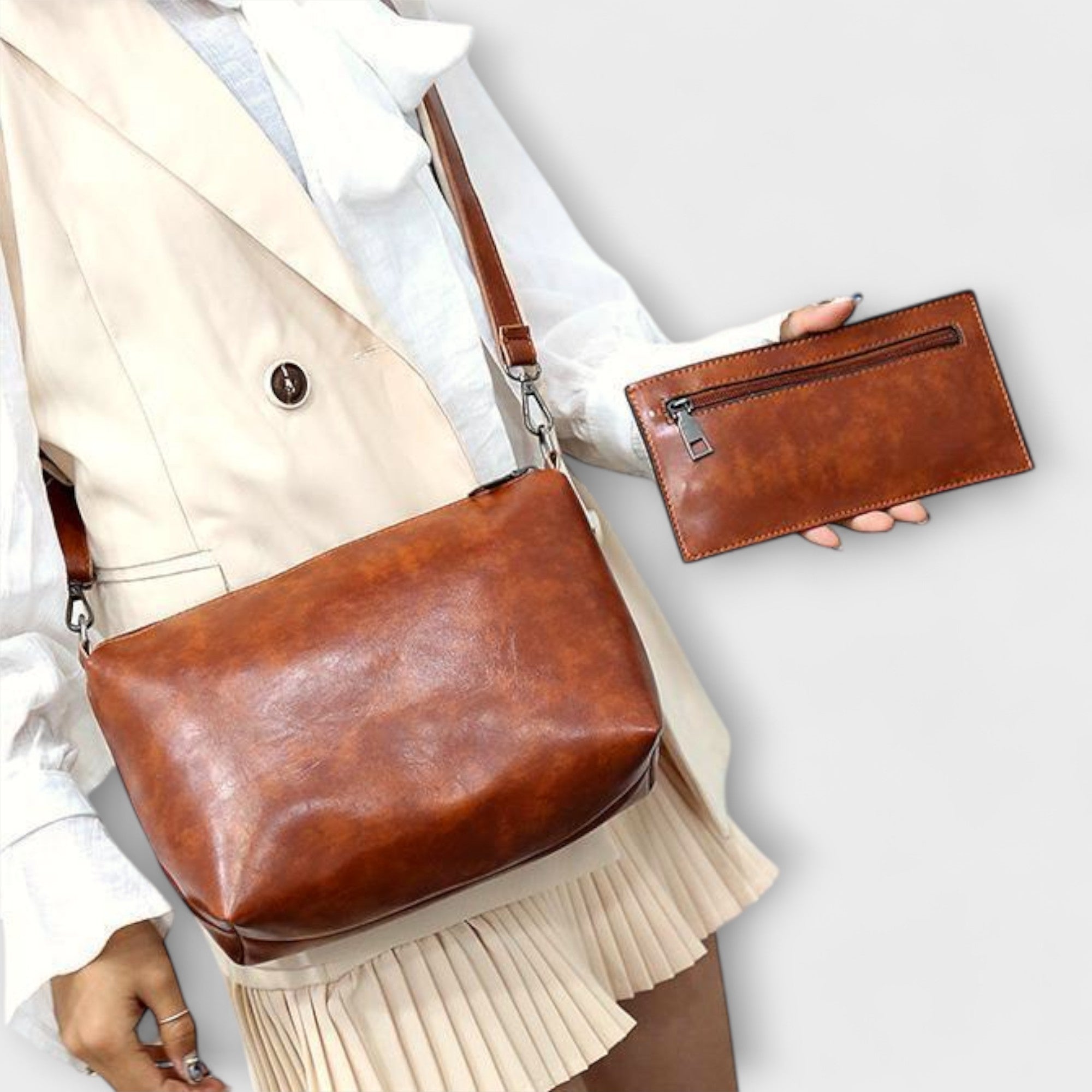 Lora Čtyřdílná Vintage Sada Tašek Elegantní Exkluzivní