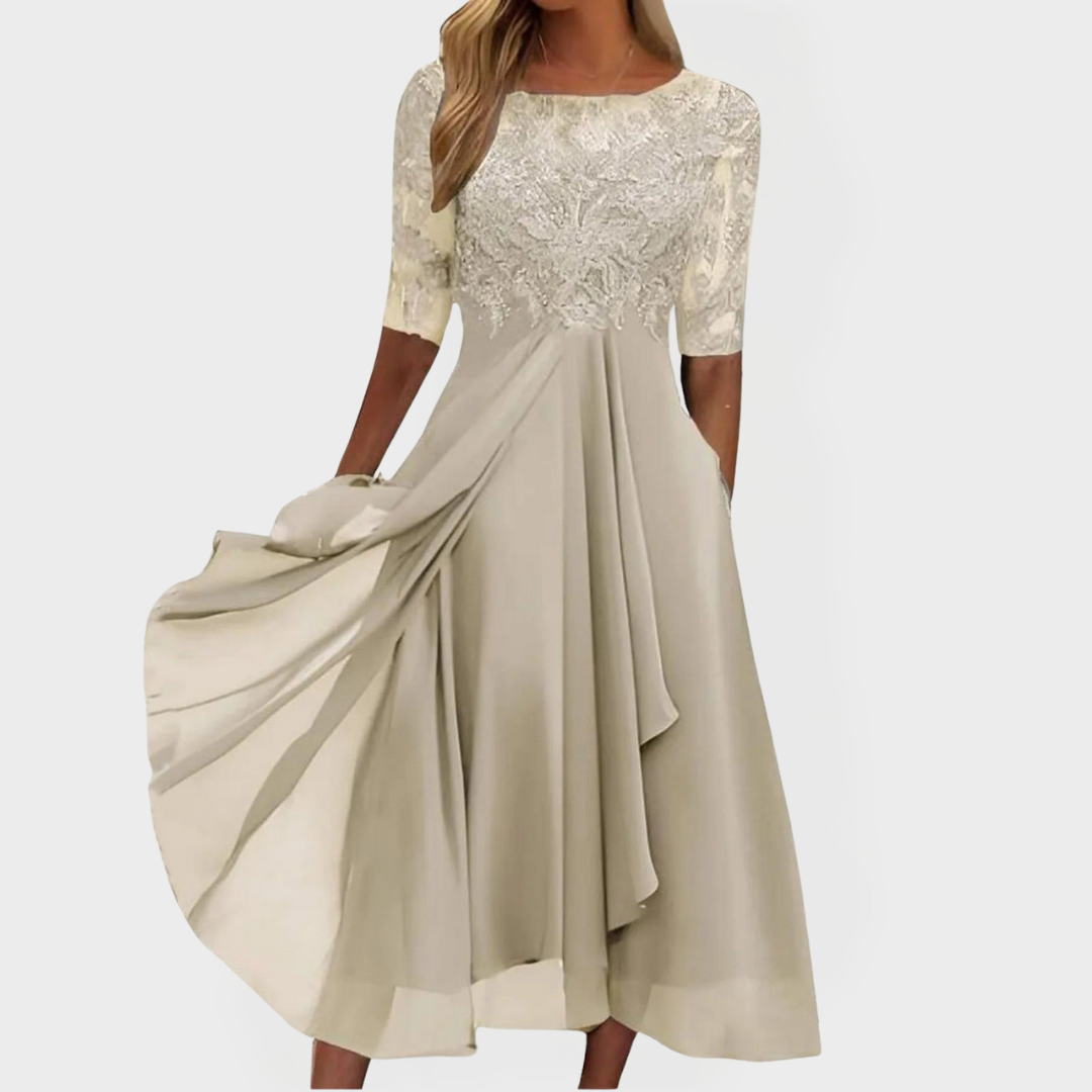 Krajkové Dámské Šaty Exkluzivní Kolekce Elegantní Romantika