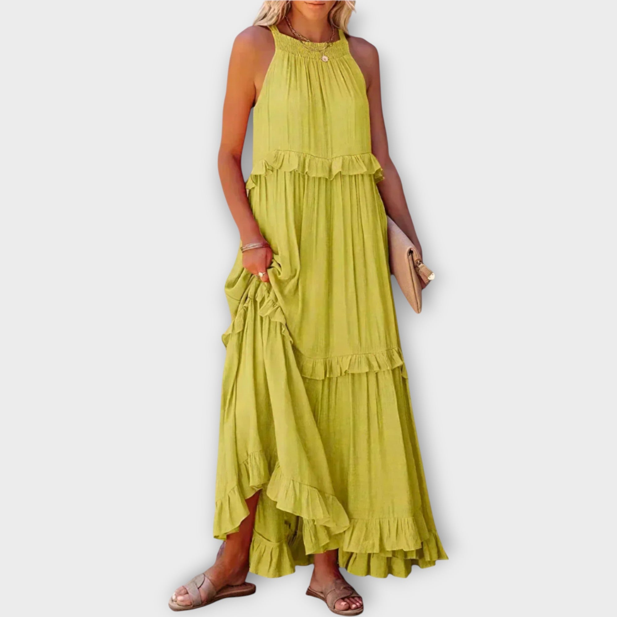 Exkluzivní Letní Šaty Tenkými Ramínky Z Boho Kolekce
