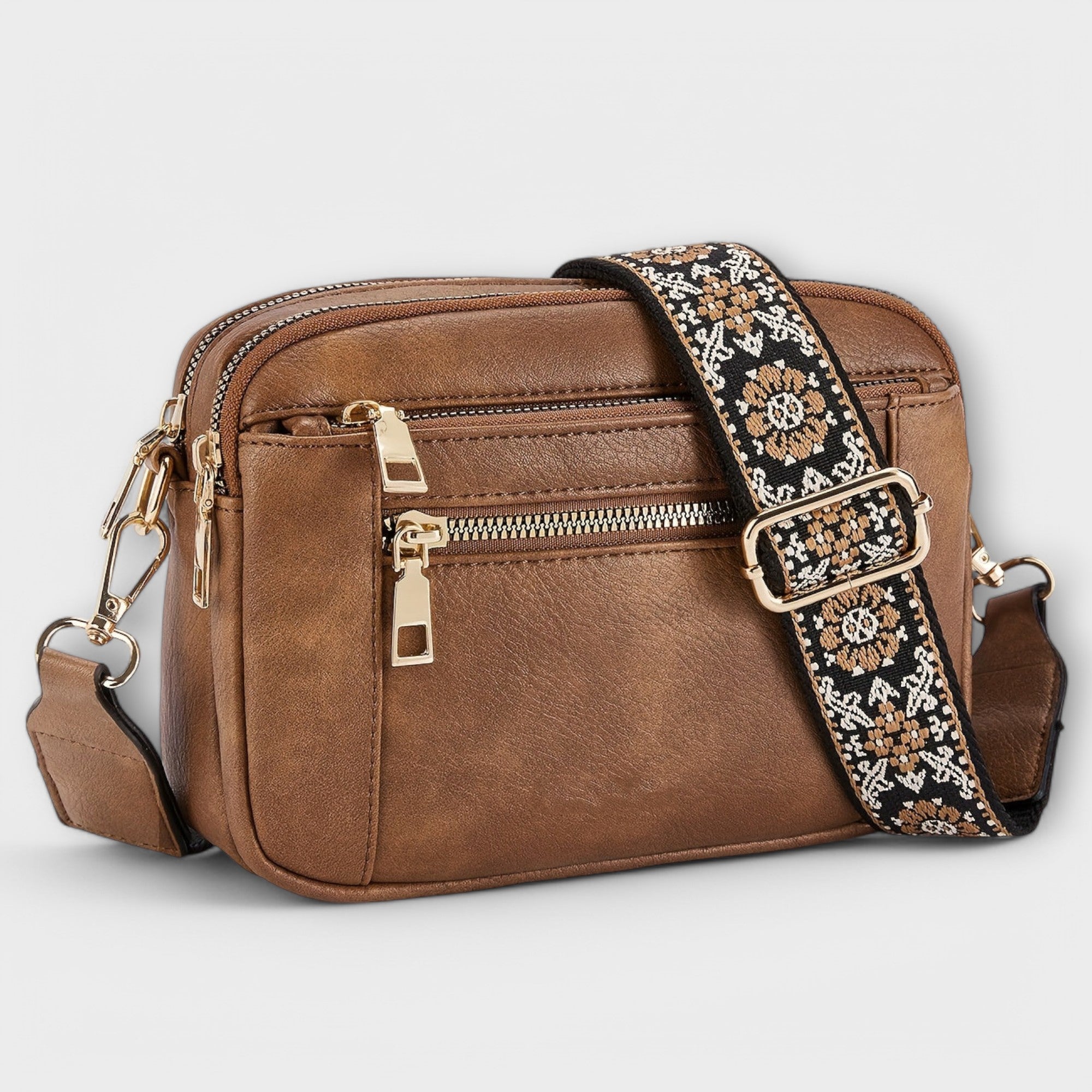 Lora Crossbody Kabelka Veganská Kůže Retro Exkluzivní