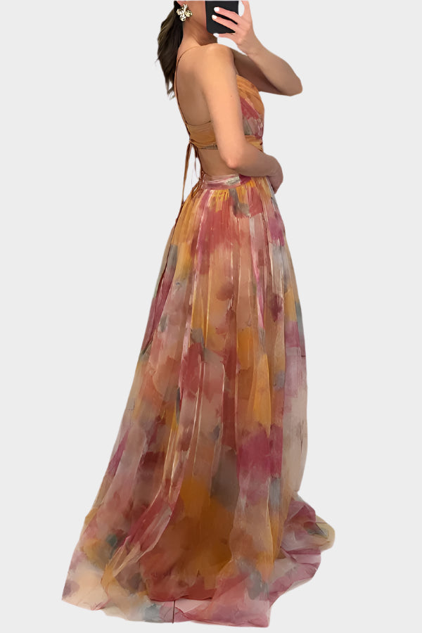 Elegantní Maxi Šaty Luxusní Kolekce Exkluzivní Design