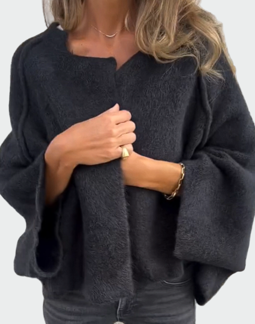 Luxusní Lněná Blůza Elegantní Minimalismus Exkluzivní