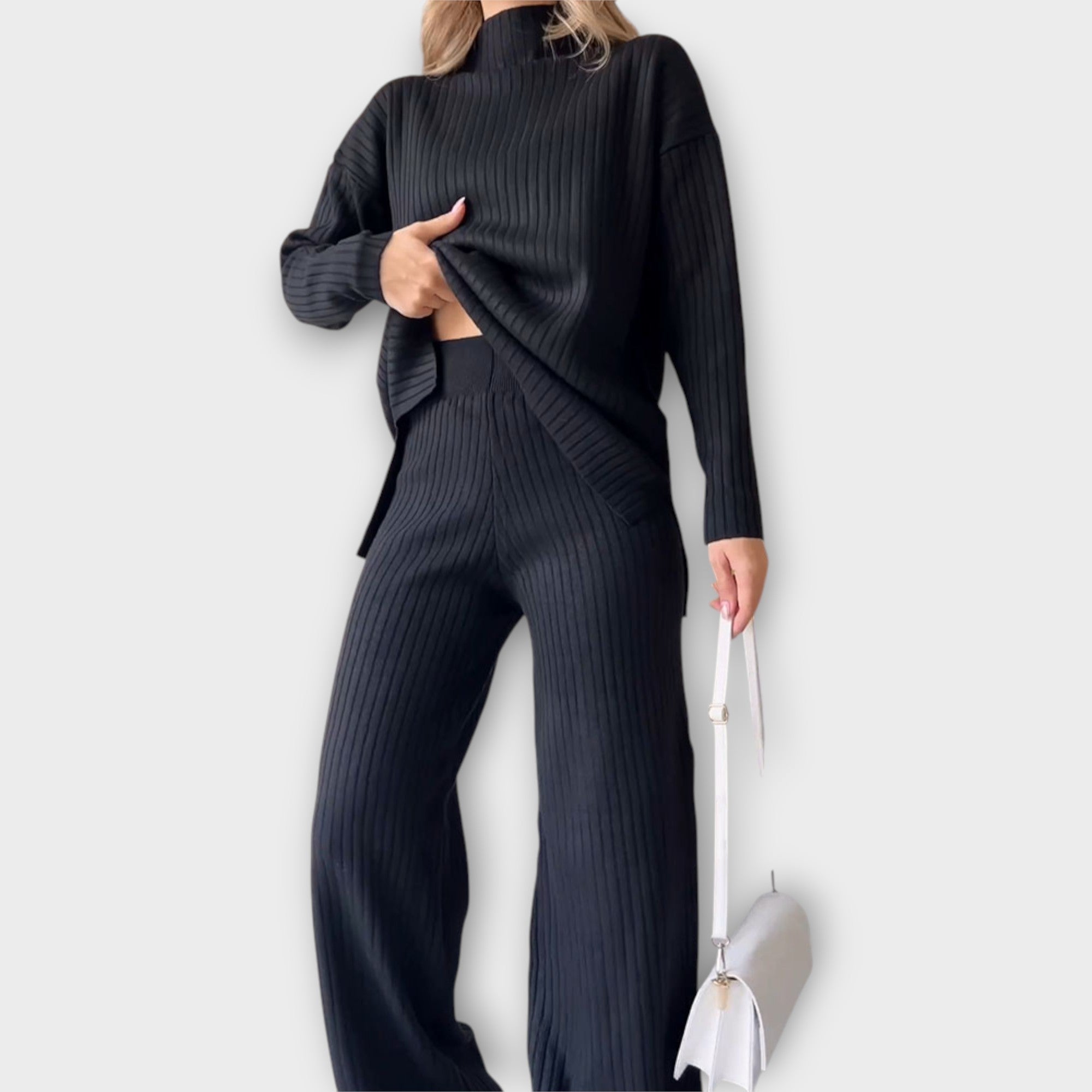 Pletený Set Elegantní Komfortní Luxusní Kolekce Exkluzivní