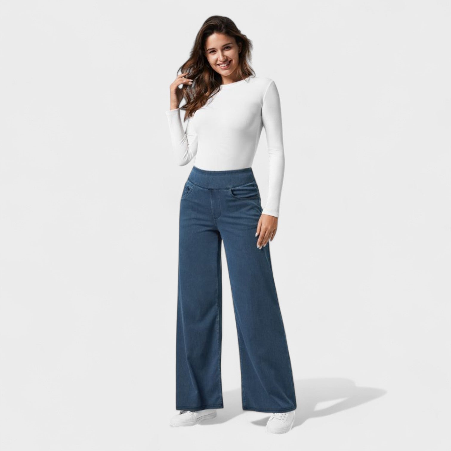 Clara Dámské Džíny S Širokým Střihem Luxusní Denim Kolekce