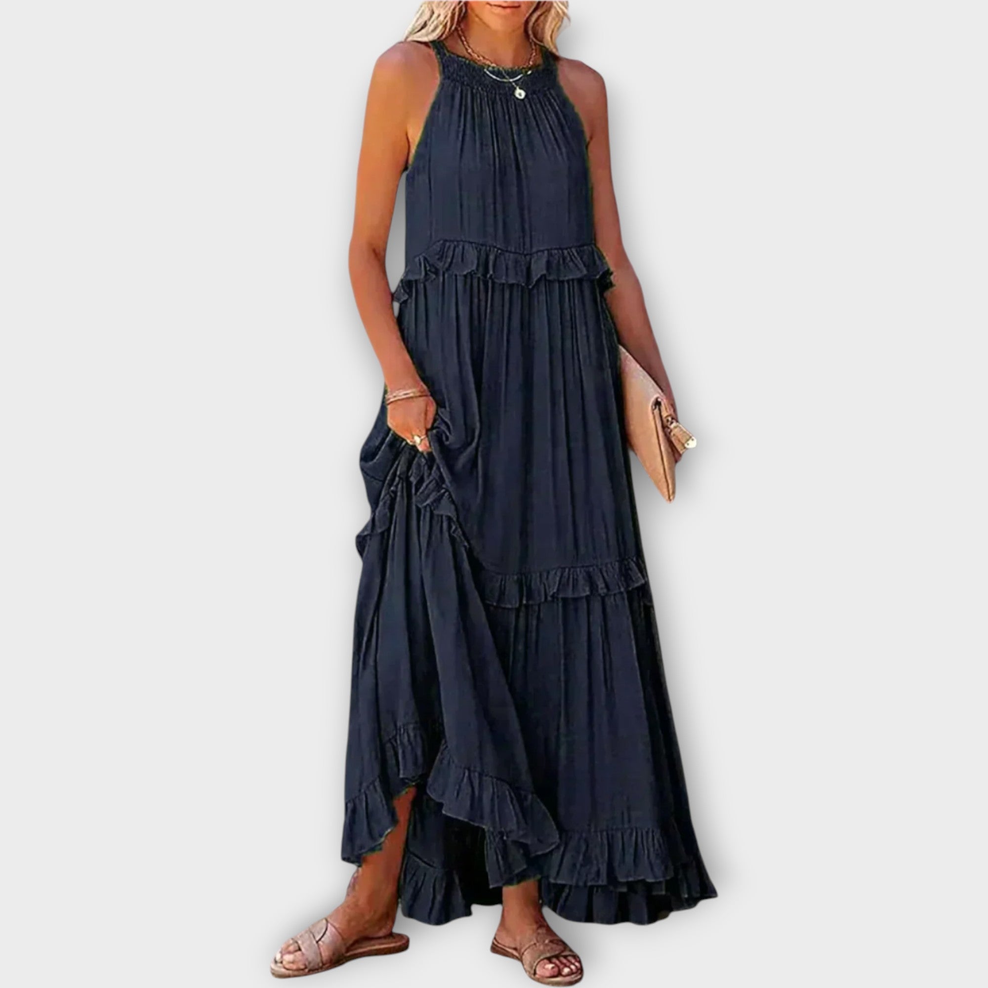 Exkluzivní Letní Šaty Tenkými Ramínky Z Boho Kolekce