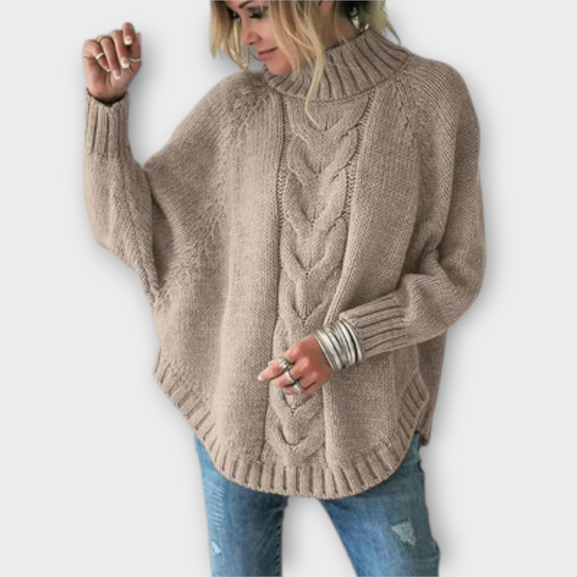Elysian Dámský Pletený Svetr Klasickým Límcem Elegantní Styl