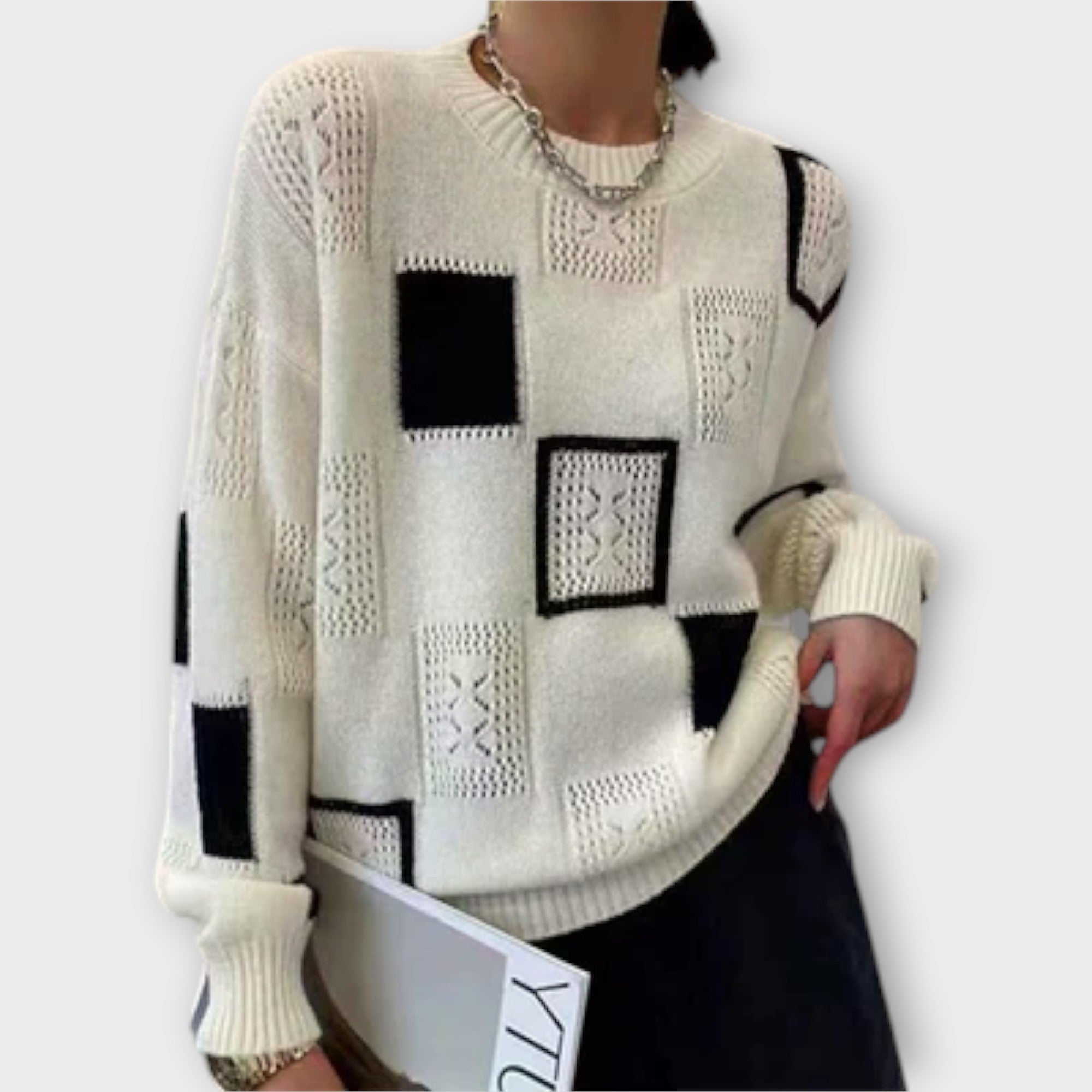 Isalina Elegantní Svetr Z Kolekce Vlna Exkluzivní Pro Zimu